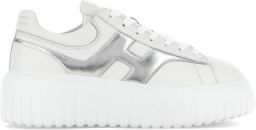Hogan Low-Top Sneakers White Sneakers With Smooth Upper And Metallic Acce in wit