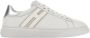 Hogan Witte Leren Sneakers met Metallic Inzetstukken White Dames - Thumbnail 1