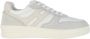 Hogan Witte Leren Sneakers met Ronde Neus - Thumbnail 1