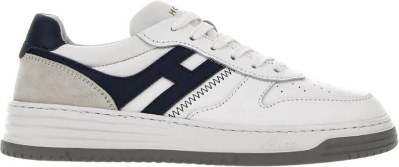 HOGAN Lage Sneakers Heren Hxm6300eu50 Maat: 47 Materiaal: Leer Kleur: Wit