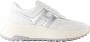 HOGAN Lage Sneakers Dames H669 Allacciato Maat: 40 Materiaal: Leer Kleur: Wit - Thumbnail 4