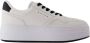 HOGAN Lage Sneakers Dames H670 Allacciato Maat: 37 Materiaal: Leer Kleur: Wit - Thumbnail 1
