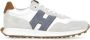 Hogan Witte Leren Sneakers Ronde Neus White Heren - Thumbnail 1