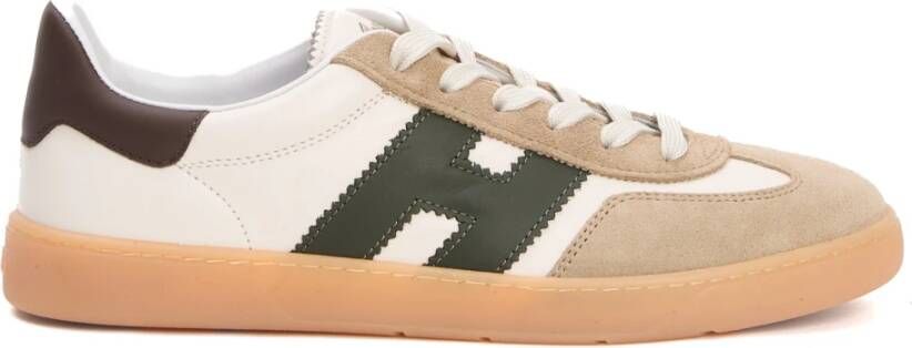 Hogan Witte Leren Sneakers Stijlvol Comfortabel