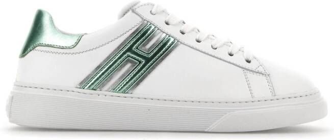 Hogan Witte Leren Sneakers voor Dames Wit Dames