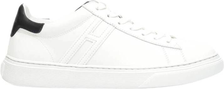 Hogan Witte Leren Sneakers White Heren