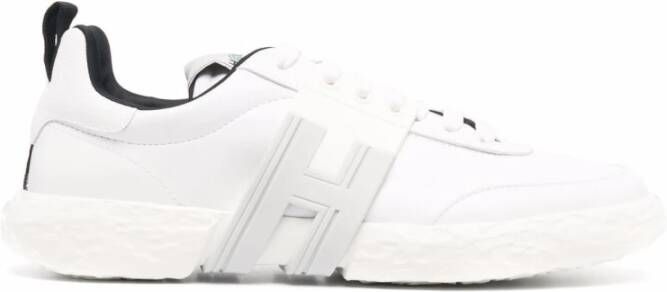Hogan Witte Sneakers Regular Fit Geschikt voor Alle Temperaturen 100% Leer White Dames