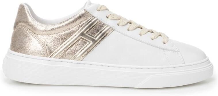 Hogan Witte Leren Wave Sneakers voor Dames White Dames