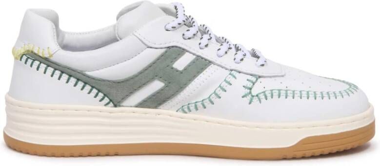 Hogan Witte Pistache Schoenen met Memory Foam