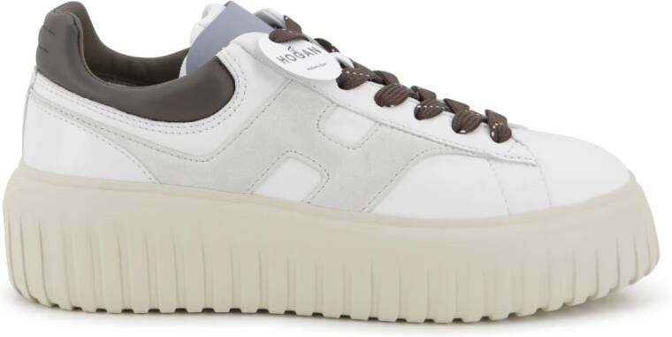 Hogan Witte platte schoenen