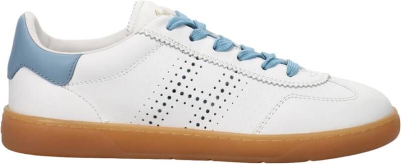 Hogan Witte Platte Schoenen White Dames