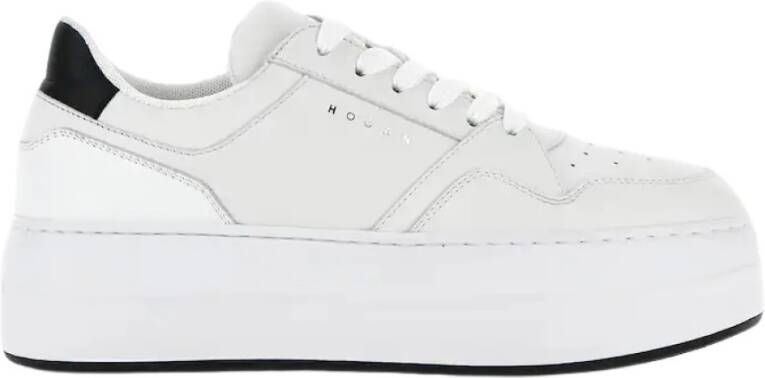 HOGAN Lage Sneakers Dames H670 Allacciato Maat: 39 Materiaal: Leer Kleur: Wit