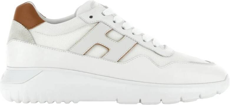 Hogan Witte Sneakers Klassiek Model Multicolor Heren
