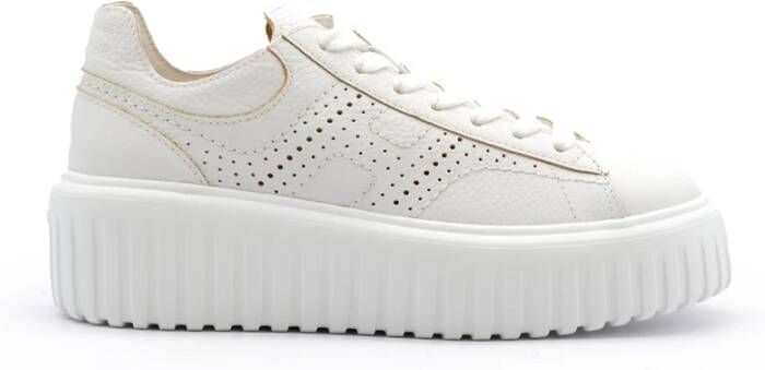 Hogan Leren Sneakers met Logo Detail