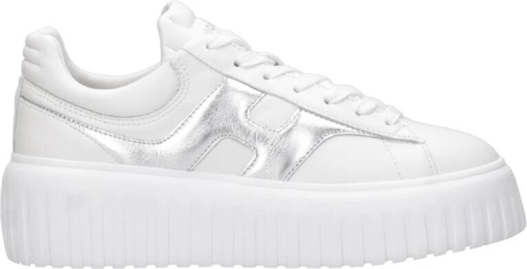 Hogan Witte Sneakers met Iconisch Logo