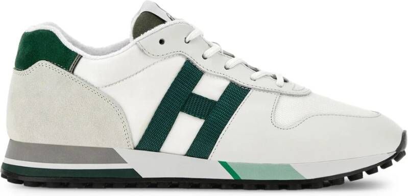 Hogan Witte sneakers met jaren 70 atletiekstijl White Heren