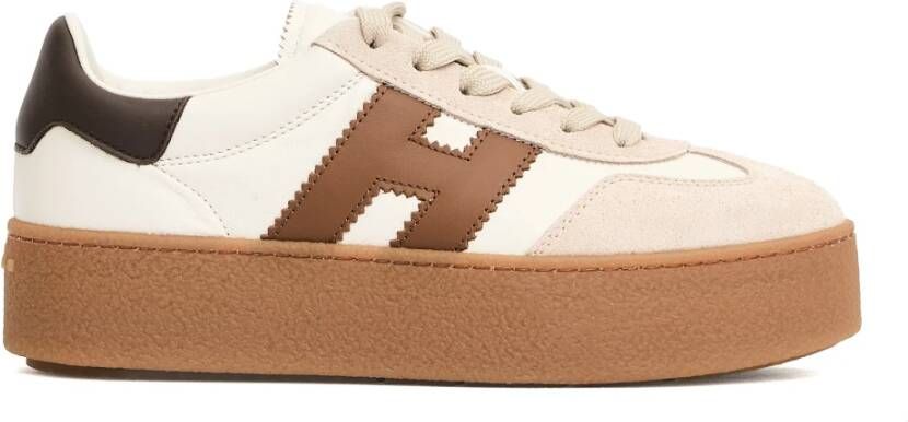 Hogan Witte Sneakers met Memory Foam Binnenzool