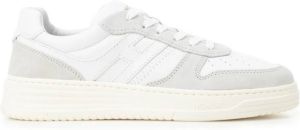 Hogan Witte Sneakers met Pinaforemetal Breedte Wit Heren