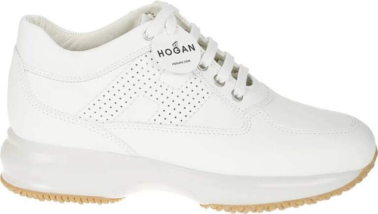 Hogan Witte sneakers voor dames Stijlvol en comfortabel Wit Dames