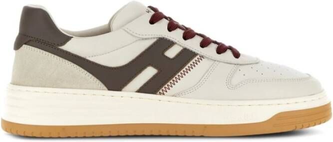 Hogan Retro Leren Sneakers Bianco Aw24