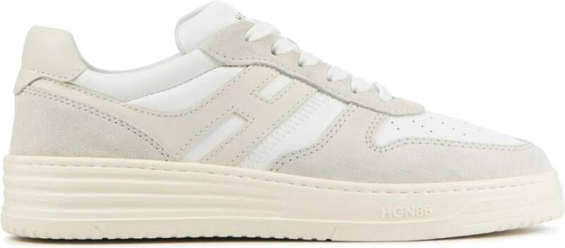 Hogan Witte Suède Sneakers voor Dames White Dames