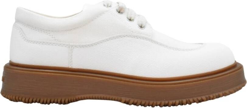 Hogan Witte Veterschoenen Ss22 White Heren