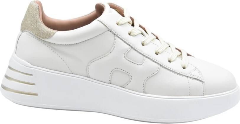 Hogan Yogurt Veterschoenen voor Dames White Dames