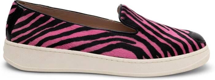 Hogan Zebra-Print Sneakers met Hartdetail