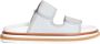 Hogan Zilveren Glitter Sandalen White Dames - Thumbnail 1