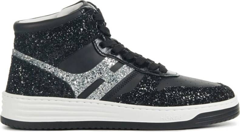 Hogan Zwart Combi Sneakers Zwart Dames