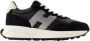 Hogan Zwarte Leren Sneakers met Metalen Logo Black Dames - Thumbnail 17