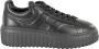 Hogan Zwarte leren sneakers met H-strepen - Thumbnail 1