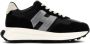 Hogan Zwarte Leren Sneakers met Metalen Logo Black Dames - Thumbnail 11