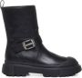 Hogan Zwarte Leren Sneakers met Persoonlijk Metalen H Black Dames - Thumbnail 1
