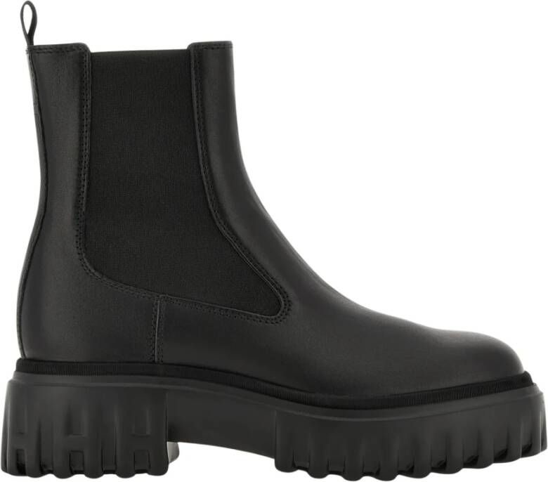 Hogan Zwarte platte schoenen