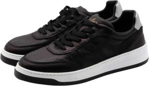 Hogan Zwarte Retro-Flair Sneaker Zwart Heren