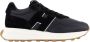 HOGAN Lage Sneakers Dames H641 Allacciato H Patch Maat: 38 Materiaal: Leer Kleur: Zwart - Thumbnail 1