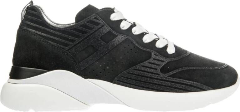 Hogan Zwarte Sneakers Active One Model Black Dames