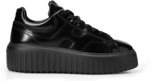 Hogan Zwarte Sneakers met Pinaforemetal Breedte Zwart Dames