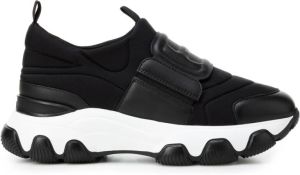 Hogan Zwarte Sneakers met Pinaforemetal Breedte Zwart Dames