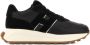 Hogan Zwarte Sneakers met Ronde Neus - Thumbnail 1