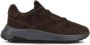 Hogan Zwarte Suède Plateauschoenen met Chunky Zool Brown Heren - Thumbnail 1