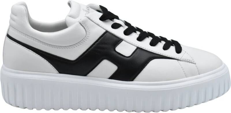Hogan Zwarte Veterschoenen Elegant State t