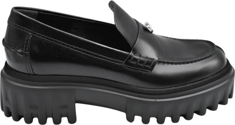 Hogan Zwarte Veterschoenen voor Vrouwen
