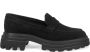 Hogan Zwarte Saddle Mocassins met Extra-Lichte Zool Black Dames - Thumbnail 5