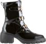 Högl Zwarte Biker Booties Dames Enkellaarzen Black Dames - Thumbnail 10