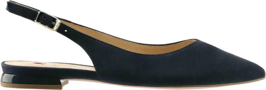 Högl Elegante Slingback Ballerina in veloursleer