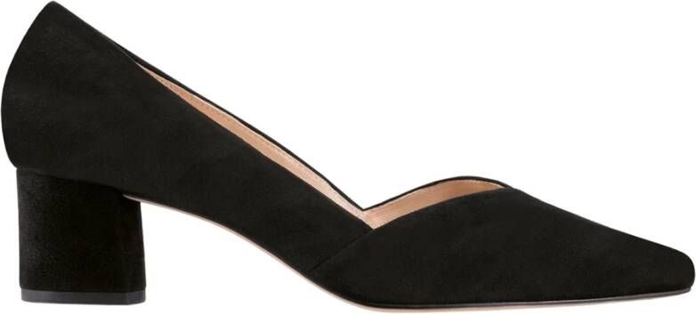 Högl Elegante Velours Pumps met Bedekte Blockhak