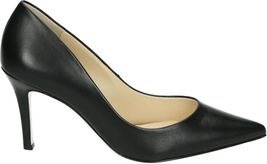 Högl Elegante Zwarte Leren Enkellaarzen