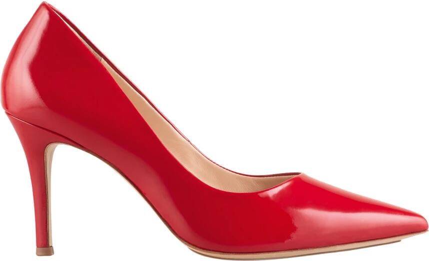 Högl Rode leren pumps met G-breedte - Foto 3